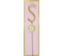 Brīnumsvecīte burts "S" Classic Gold Wondercandle