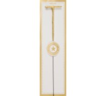Brīnumsvecīte burts "T" Classic Gold Wondercandle
