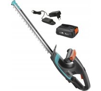 Gardena GARDENA Cordless Hedge Trimmer EasyCut 40/18V P4A Ready-To-Use Set, 18V (dark grey/turquoise, Li-Ion battery 2.0Ah, POWER FOR ALL ALLIANCE)