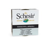 Schesir tuna + seabass in jelly 85g wet food for cats