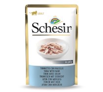 Schesir tuna + hake in jelly 85g wet food for cats