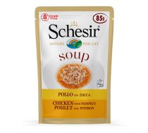 Schesir soup with chicken + pumpkin 85g wet food for cats