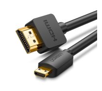 Ugreen Hd127 Kabelis Micro Hdmi - Hdmi 4k 3d 1m (melns)