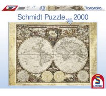 Schmidt Spiele Historyczna Pasaules karte (58178)