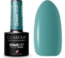 Claresa Claresa Soak Off Uv/led Green Hibrīda laka 808 5g