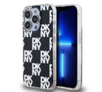 Aizmugurējais vāciņš DKNY - DKNY PC/TPU Checkered Pattern Case for iPhone 15 Pro Max Black