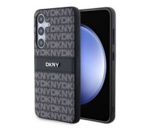 Aizmugurējais vāciņš DKNY - DKNY PC/TPU Repeat Pattern Tonal Stripe Case for Samsung S24 Black