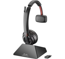 Austiņas Poly Poly Savi 8210-m Office - Savi 8200 Series - Headset - On-ear - Dect / Bluetooth - Kabellos - Melns