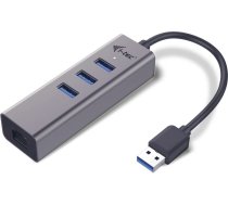 HUB USB I-TEC 1x RJ-45  + 3x USB-A 3.0 (U3METALG3HUB)