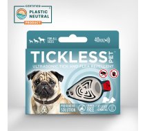 TICKLESS PET Ultrasonic pendant against ticks and fleas, beige