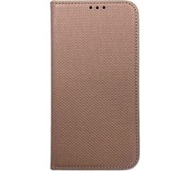 No Name Futlāris Smart Magnēts Book Honor 90 Lite Rozā Zelta/rose Gold