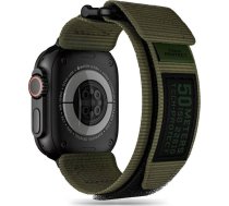 Tech-protect Siksna Priekš Apple Watch 4 / 5 / 6 / 7 / 8 / 9 / Se / Ultra 1 / 2 (42 / 44 / 45 / 49 Mm) Tech-protect Scout Pro Military Green Tumši Zaļš