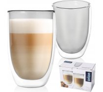 Orion Szklanki Termiskās Z Podwójną ścianką Kafijas Latte Double 460 Ml 2 Gab.