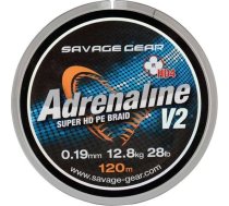 Savage Gear HD4 Adrenaline V2 120m 0.26mm 37.5lbs 17.1kg Grey (54832)