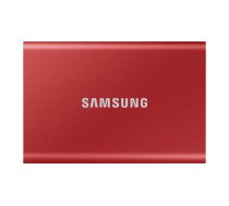 Disks ārējais Ssd Samsung T7 (500gb; Usb 3.2; Sarkans; Mu-pc500r/ww)