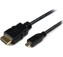 Kabelis Startech Hdmi Micro - Hdmi 0.5m Melns (hdadmm50cm)