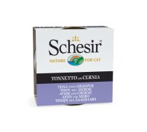 Schesir tuna + grouper in jelly 85g wet food for cats