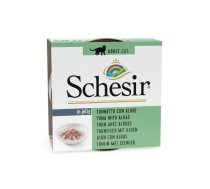 Schesir tuna + seaweed in jelly 85g wet food for cats