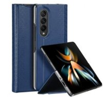 Aizmugurējais vāciņš Dux Ducis Samsung Galaxy Z Fold4 Bril case with a flip wallet stand Dark Blue