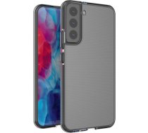 Hurtel Spring Case Vāks Gēla Futlāris Ar Krāsainu Rāmi Priekš Samsung Galaxy S22+ (s22 Plus) Melns