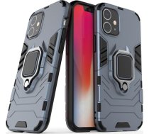 Hurtel Ring Armor Bruņots Hibrīda Futlāris Vāks + Magnētisks Turētājs Iphone 12 Mini Debeszils Universāls