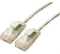 Roline Roline Utp Data Center Patch Cord Cat.6a (class Ea), Lsoh, ļoti Plāns, Pelēks, 0,5 M