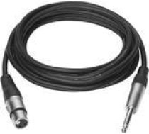 Kabelis Vivolink Jack 6.3mm - Xlr 1m Melns (proaudxlrjack1)