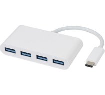 HUB USB Vivanco Vivanco USB hub USB-C 3.1 4-port, white (34292)