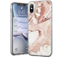 Wozinsky Wozinsky Marble Gēla Futlāris Vāks Marmur Xiaomi Redmi 8a Rozā Universāls