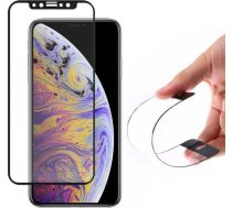 Wozinsky Wozinsky Full Cover Flexi Nano Folija Stikla Stikls Rūdīts Ar Rāmi Iphone 12 Mini Melns Universāls