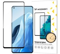 Wozinsky Wozinsky Super Izturīgs Stikls Rūdīts Full Glue Pilnekrāna Ar Rāmi Case Friendly Oppo Reno7 Pro 5g Melns