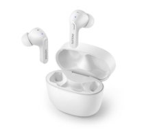 Bezvadu austiņas Philips  Philips True Wireless Headphones TAT2206WT/00, IPX4 water protection, Up to 18 hours play time, White