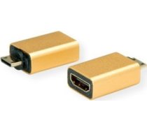 Adapteris Av Triton Adapteris Roline Gold Hdmi, Hdmi Sieviešu - Hdmi Mini Vīriešu