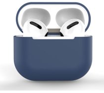 Hurtel Futlāris Do Airpods 3 Silikons Mīksts Vāks Austiņu Tumši Zils (case C)