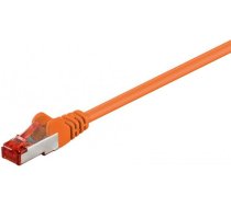 Goobay Patchcord, Cat6, S/ftp, 1m, Oranžs (95476)