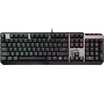 Tastatūra Msi Msi Vigor Gk50 Low Profile Gaming Keyboard Qwertz Kalih Choc Low Profile White Switches Black