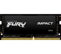 Atmiņa Portatīvajam Datoram Kingston Fury Impact, Sodimm, Ddr4, 32 Gb, 3200 Mhz, Cl20 (kf432s20ib/32)