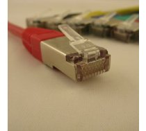 Netrack Patchcord Rj45, Apvalks Zalewana, Kat. 5e Ftp, 2m Sarkans (bzpat2fr)