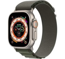 Smartwatch Apple Watch Ultra Gps + Cellular 49mm Titanium Case Alpine Loop Small Zaļš  (mnhj3fd/a)