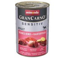 Animonda Grancarno Sensitiv Liellopu Gaļa Z Ziemniakami - Mitrā Barība Sunim - 400g