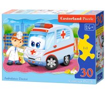 PUZZLE 30EL CASTORLAND AMBULANCE DOCTOR PUD27