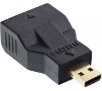 Adapteris Av Inline Hdmi Micro - Hdmi Mini Melns (17690c)