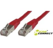 Microconnect Patchcord Stp, Cat6, Lszh, 10m, Sarkans (stp610r)