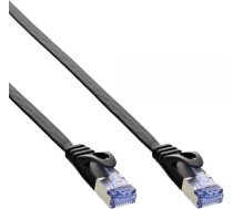 Inline Patchcord Plakans U/ftp, Cat.6a, Melns 1m (71801s)