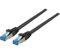 Efb Patchcord Rj45 S / Ftp, Kat. 6a, Kat. 7 Tpe Superflex, 0,15 M ,Melns