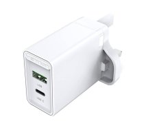 Adapteris Vention  USB-A, USB-C Wall Charger Vention FBBW0-UK 18W/20W UK White