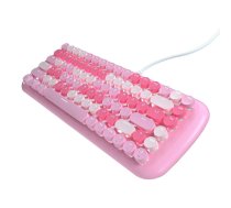 Datora tastatūra MOFII  MOFII Candy M wired mechanical keyboard (pink)