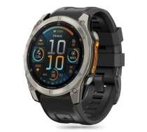 Cits Mobilo Telefonam Aksesuārs Tech-protect  Tech-protect Silicone Strap For Garmin Fenix 5x / 5x Plus / 6x / 6x Pro / 7x / 8 (51 Mm) - Black