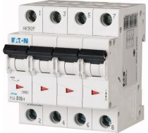 Eaton Virsstrāvas automātiskais slēdzis 4p D 10a 6ka Ac Pl6-d10/4 166538