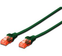 Digitus Kabelis šķērseniskā Savienojuma Patchcord U/utp Kat. 6 Zaļš 1m (dk-1612-010/g)